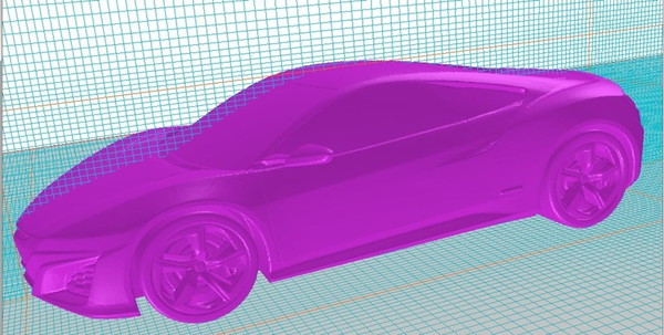 自動車の空力解析