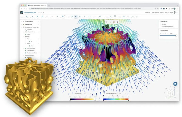 対流・固体内伝導を考慮した熱交換器評価